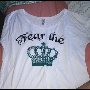 Senior elite “fear the crown” flowy shirt
